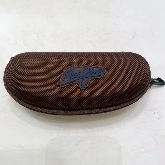 Maui Jim Accessories Maui Jim Brown Zippered Hard Clamshell